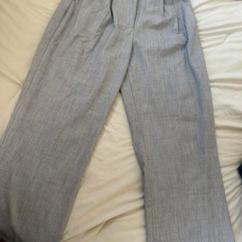 Abercrombie & Fitch curve love sloane tailored Women's Gray Trousers